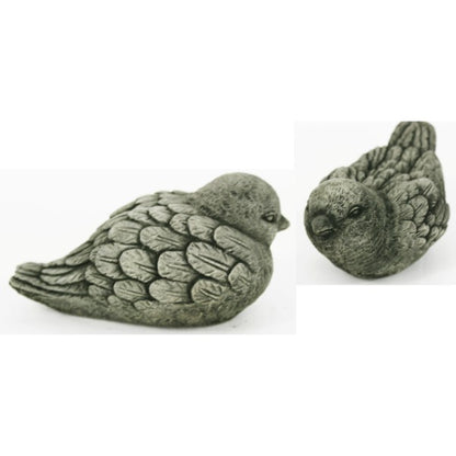 Fat Birds Statues Pair