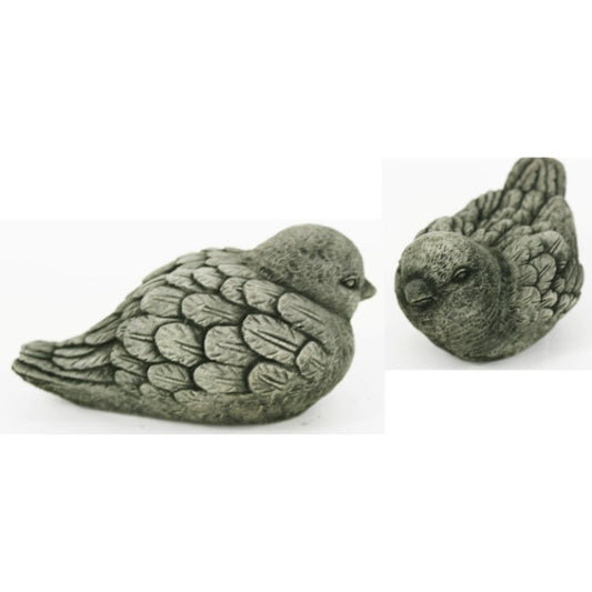 Fat Birds Statues Pair