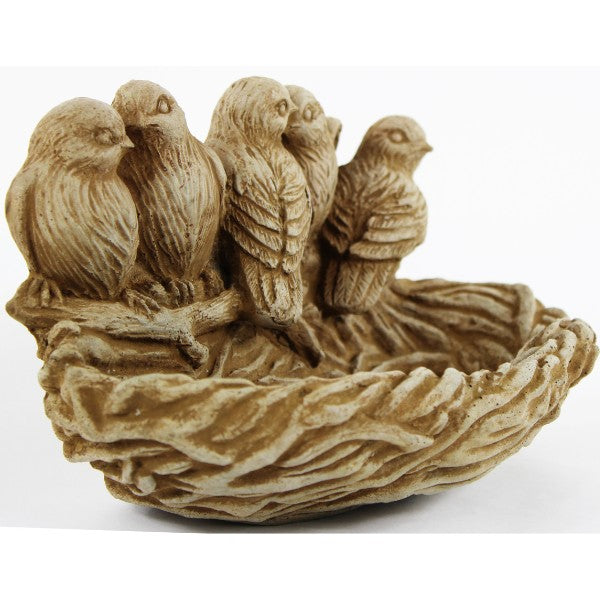 Bird Nest Feeder Wall Hanging