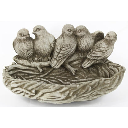 Bird Nest Feeder Wall Hanging
