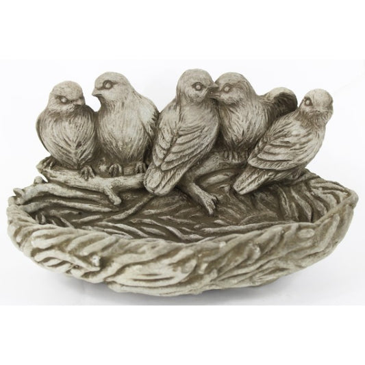 Bird Nest Feeder Wall Hanging