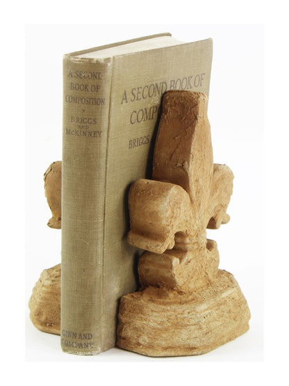 Bookends Fleur de Lis Style