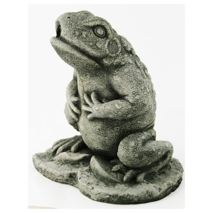 Forest Frog Piped Statue