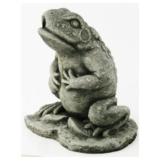 Forest Frog Piped Statue