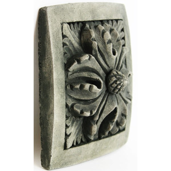 Flower Wall Plaque, 6 inches H x 6 inches W