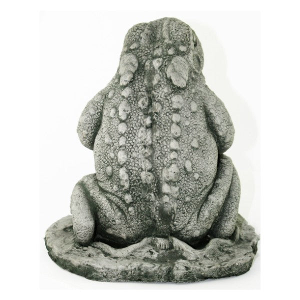 Forest Frog Piped Statue