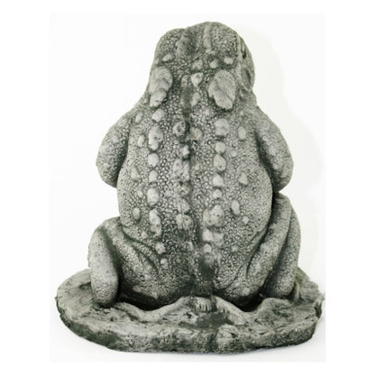 Forest Frog Piped Statue