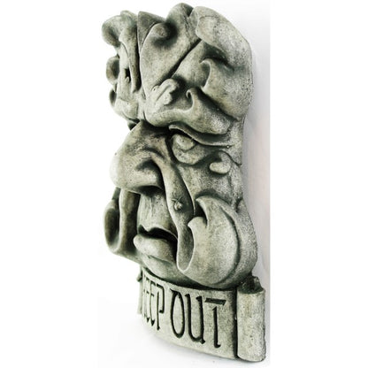 French Green Man Wall Plaque, 9.5 inches H x 6.5 inches W,