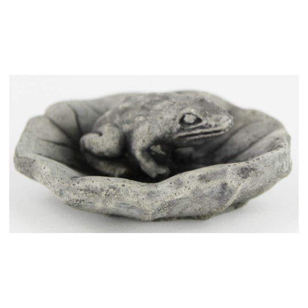 Frog on Lily Pad, 2 inches H x 4 inches W, FREE SHIPPING