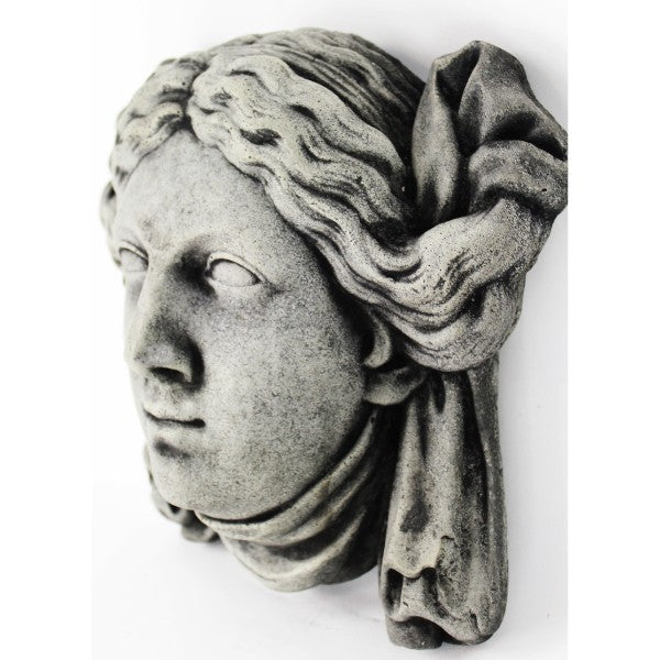 Garden Maiden Wall Plaque, 10 inches H x 10 inches W