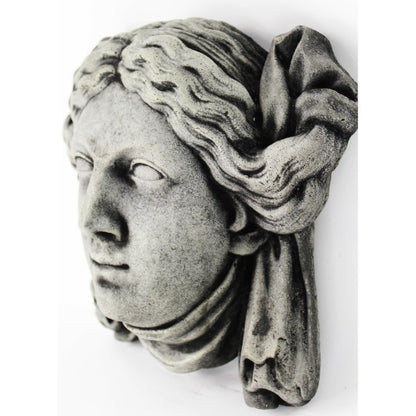 Garden Maiden Wall Plaque, 10 inches H x 10 inches W