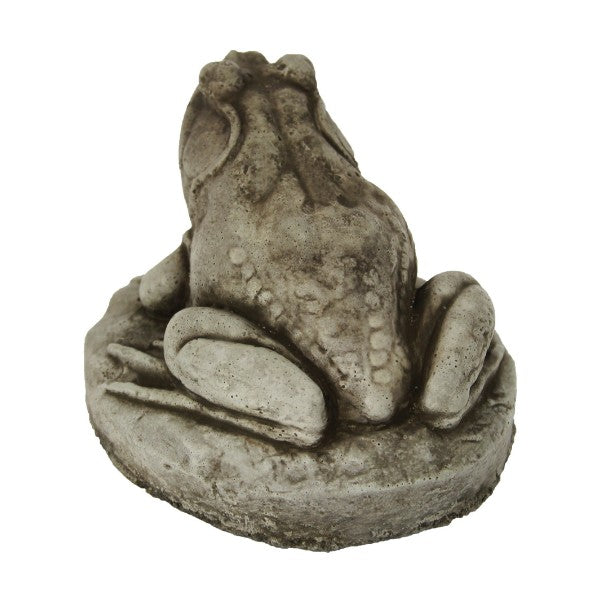 Frog on Rock Garden Statue