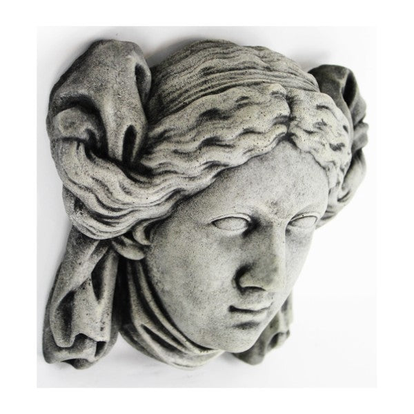 Garden Maiden Wall Plaque, 10 inches H x 10 inches W