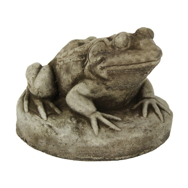 Frog on Rock Garden Statue
