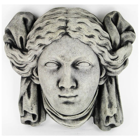 Garden Maiden Wall Plaque, 10 inches H x 10 inches W