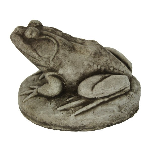 Frog on Rock Garden Statue