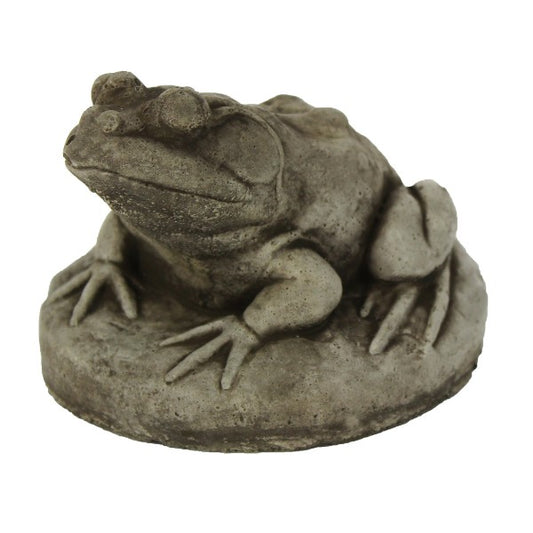 Frog on Rock Garden Statue