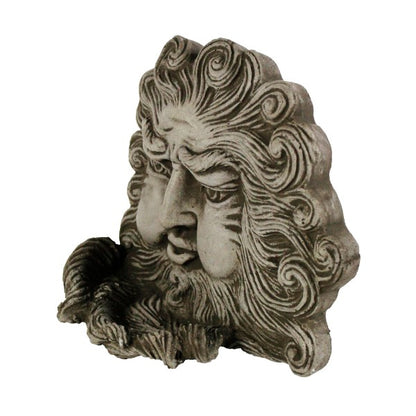 Wind Man Wall Bird Nest Feeder Concrete Wall Plaque