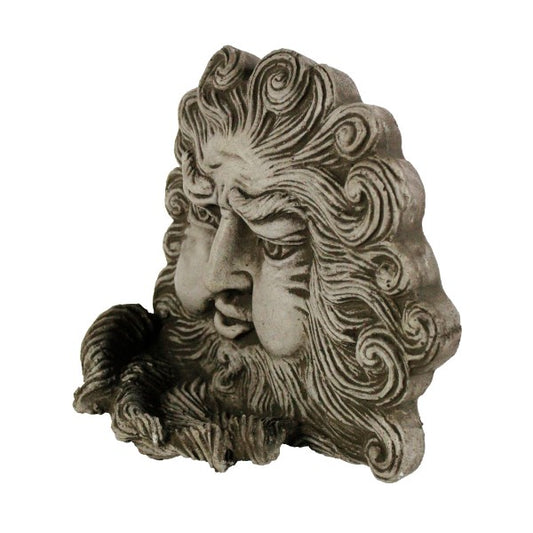 Wind Man Wall Bird Nest Feeder Concrete Wall Plaque