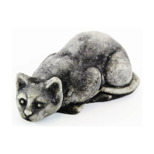 Crouching Cat Statue