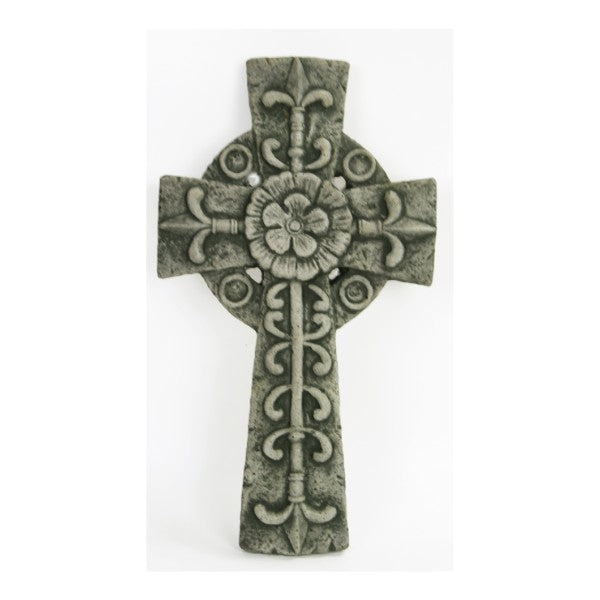 Rosette Cross Wall Plaque