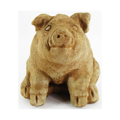 Sitting Pig Statue