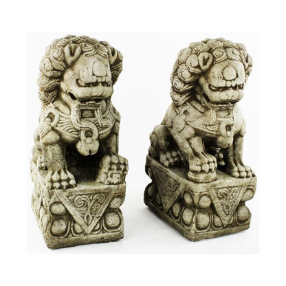 Chinese Foo Dog Pair Statues