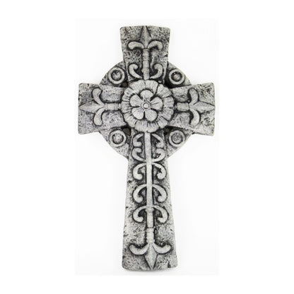 Rosette Cross Wall Plaque