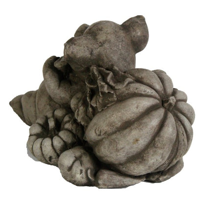 Happy Harvest Pig Statue with Guitar